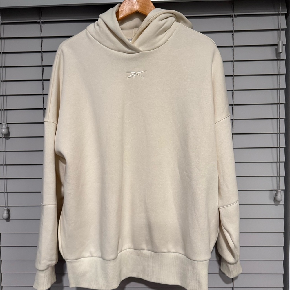 Reebok Men's Off-White Hoodie